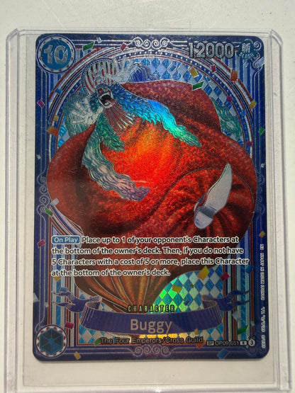 ENGLISH (SILVER) Buggy - OP09-051 (SP) OP14 EB04 The Azure Sea's Seven Foil NM