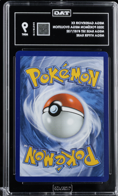 Pokemon Mega Gardevoir ex 187/132 Me01: Mega Evolution Holo TAG 9