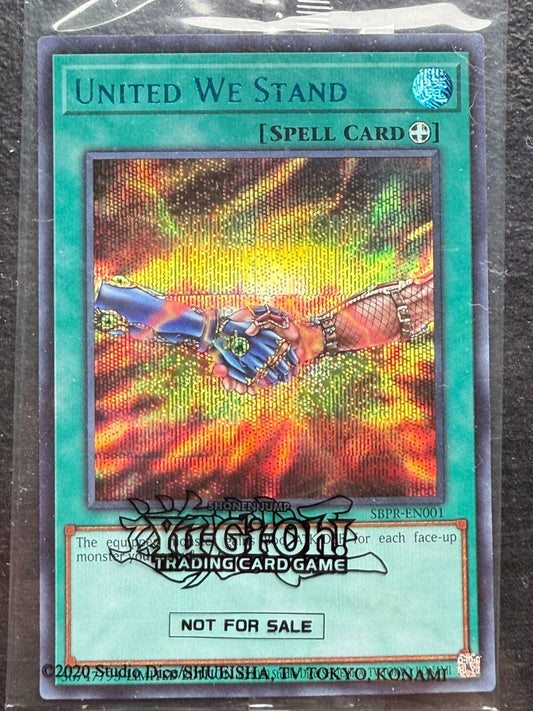 Yu-Gi-Oh! United We Stand - Secret Blue SBPR-EN001 - SEALED