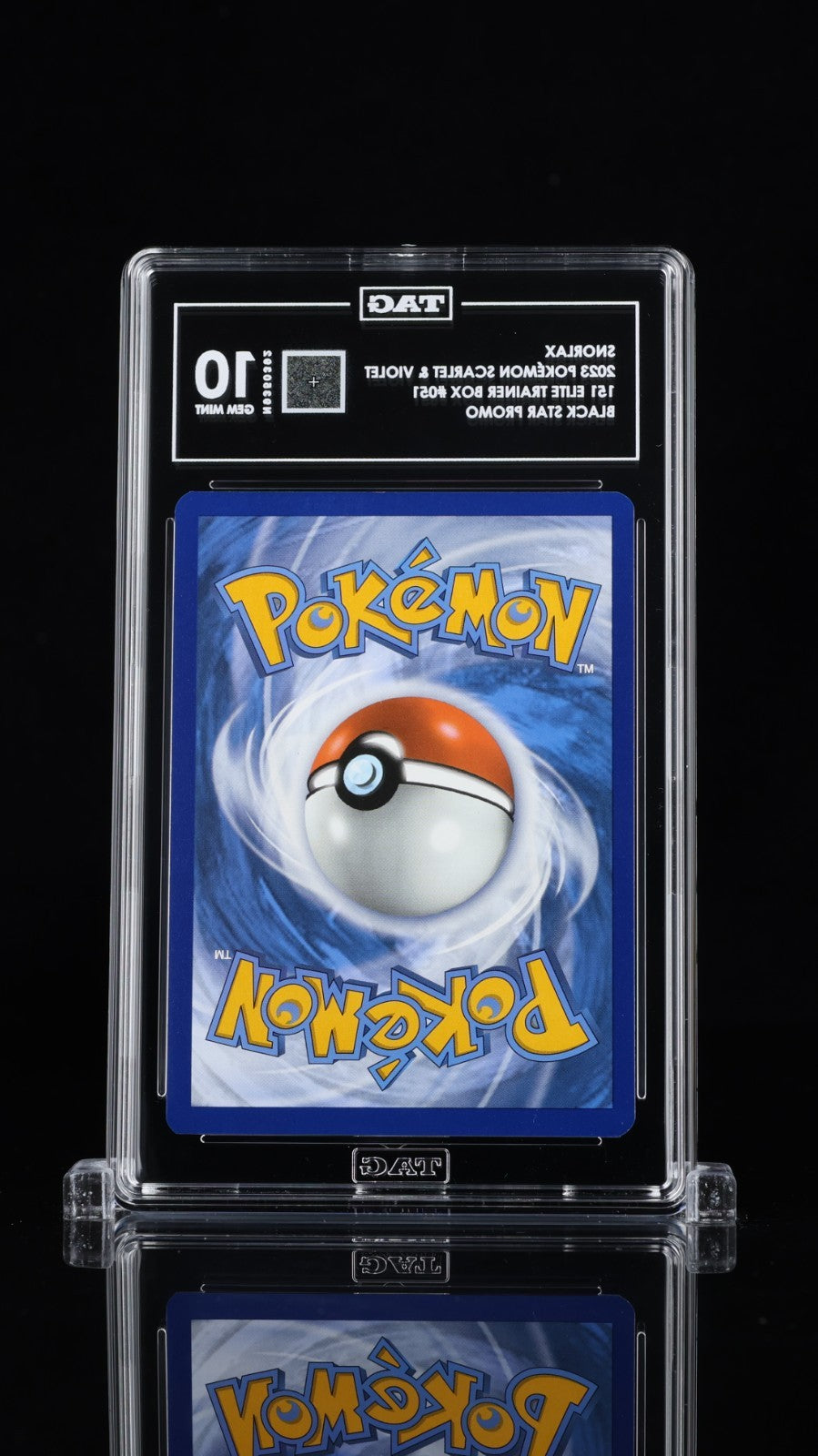 Pokemon Snorlax 051 Sv: Scarlet & Violet Promo Cards Holo TAG 10
