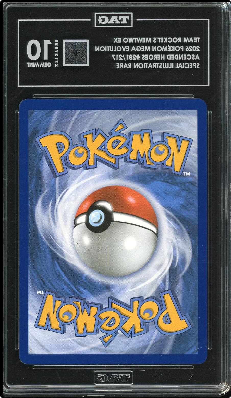 Pokemon 2026 Team Rocket's Mewtwo ex 281/217 SIR Ascended Heroes TAG 10