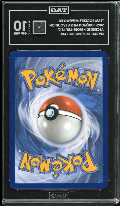 Pokemon 2026 Team Rocket's Mewtwo ex 281/217 SIR Ascended Heroes TAG 10