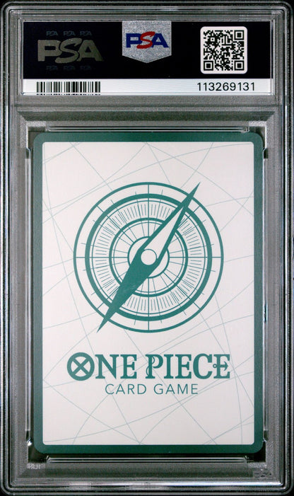 2024 One Piece - Hody Jones Gold Don English PRB-01 PSA 10 Premium Booster