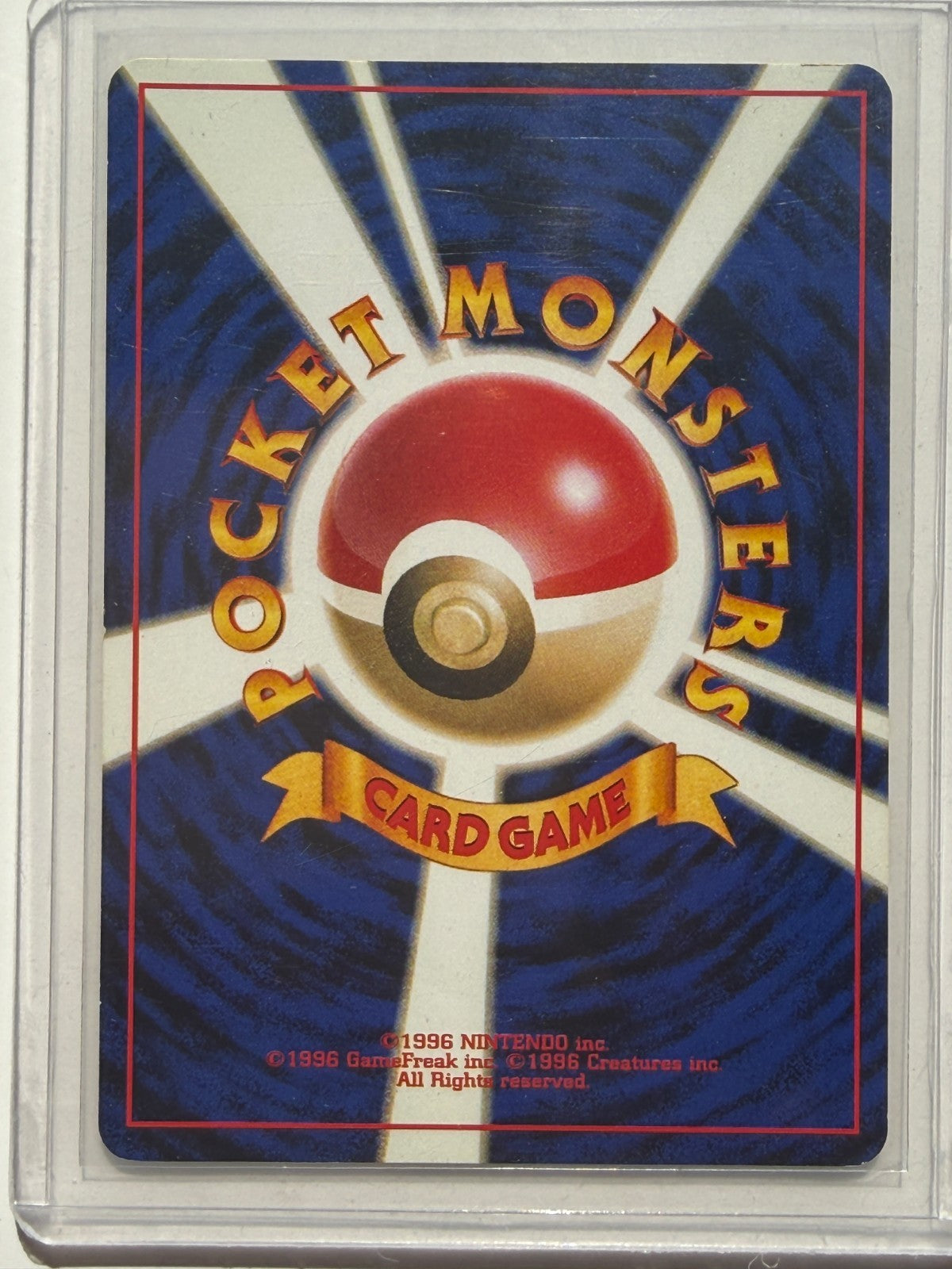 Great Rocket's Mewtwo No. 150 Game Boy GB Promo 2001 Pokemon LP Half Swirl