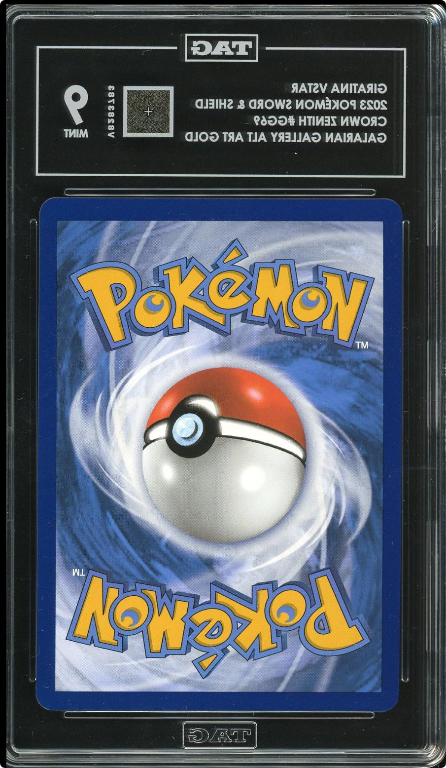 2023 POKEMON SWSH CROWN ZENITH #GG69 FULL ART GIRATINA VSTAR TAG 9