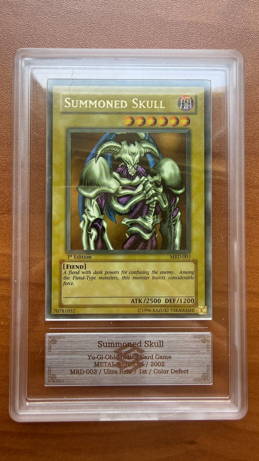 Summoned Skull 1st Edition MRD-003 Metal Raiders Wavy Faded AGS 9 Yu-Gi-Oh