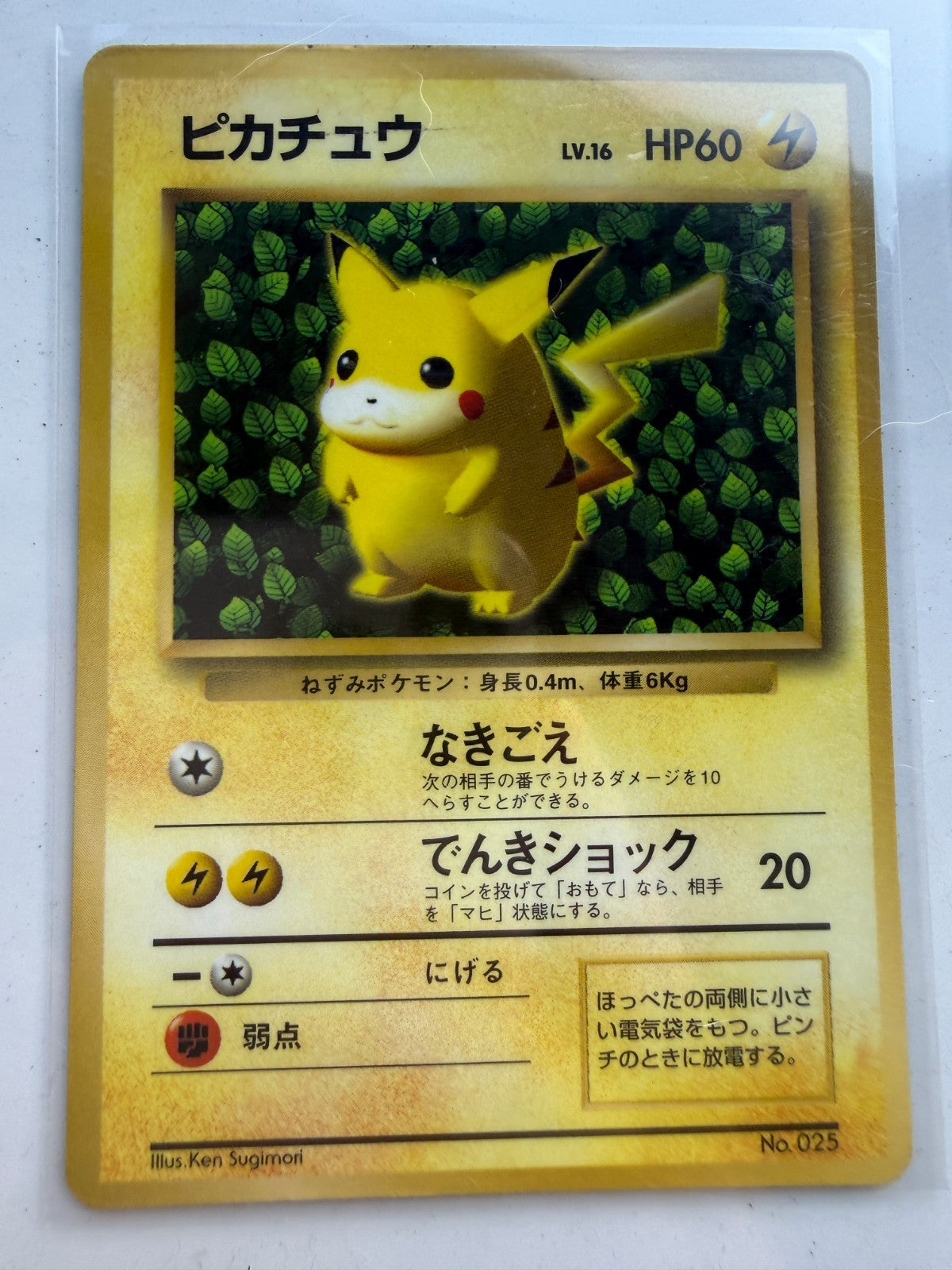 1996 Ivy Pikachu NO. 025 Promo CoroCoro Comics Pokemon Japanese Sugimori HP #4