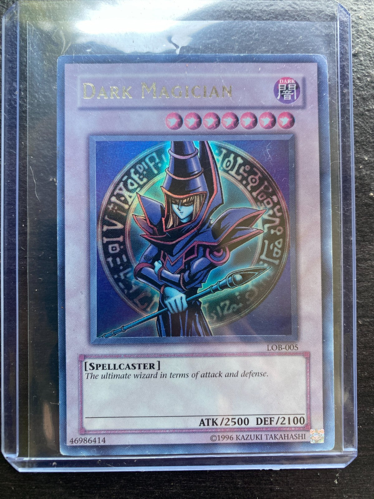 Dark Magician LOB-005 The Legend of Blue Eyes White Dragon Faded HP