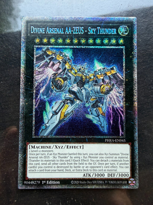 YUGIOH! Divine Arsenal AA-ZEUS PHRA-EN045 Starlight Rare 1st Edition NM