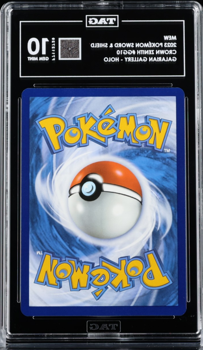 TAG 10 Graded Pokemon TCG Mew GG10/GG70 Crown Zenith Galarian Gallery Holo