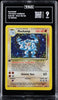 Wizards of the Coast 1999 Pokemon Base Set Machamp 8/102 Holo TAG 9 SWIRL