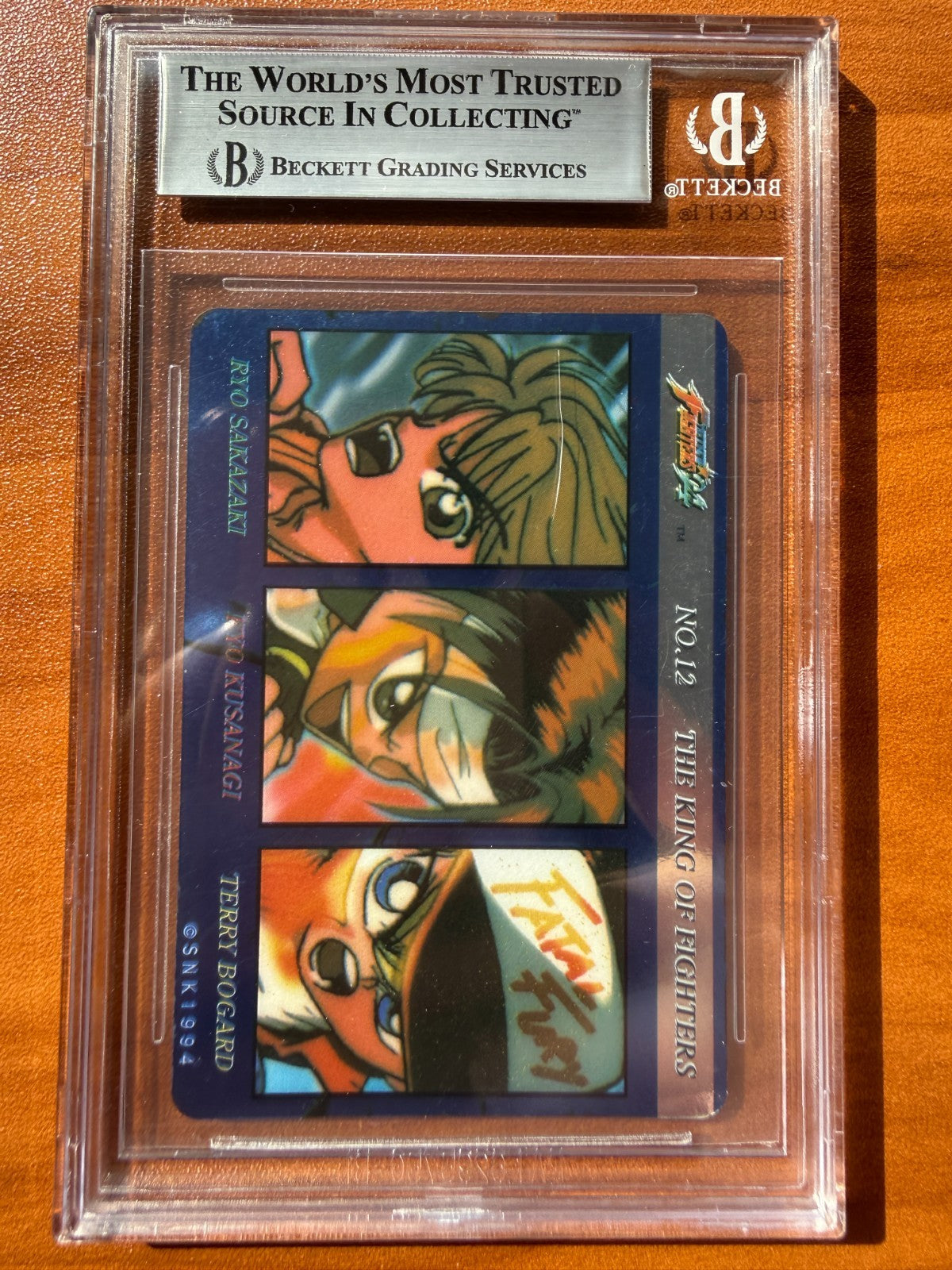1994 Carddass King of Fighters KOF-SP Foil Vol 2 Prism BGS 6.5 Ryo Kyo Terry