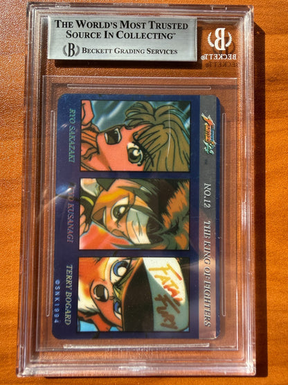 1994 Carddass King of Fighters KOF-SP Foil Vol 2 Prism BGS 6.5 Ryo Kyo Terry