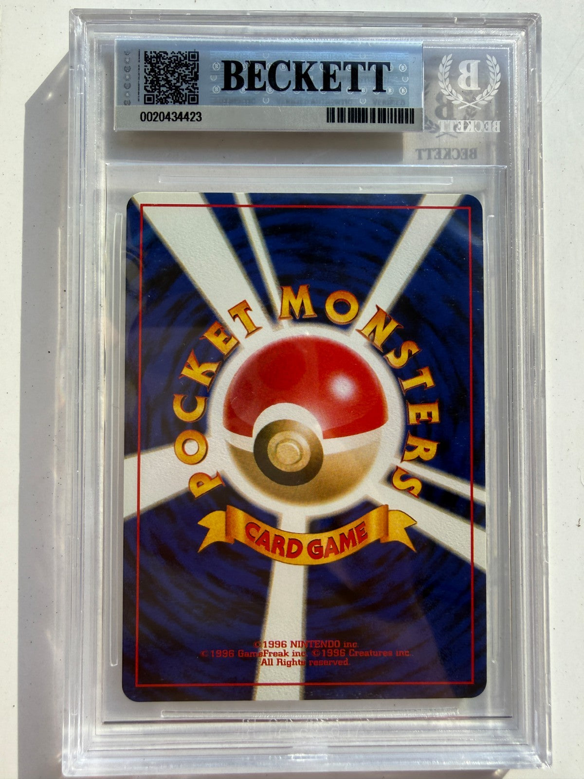 Great Rocket's Mewtwo 150 Japanese Game Boy Promo Holo Pokemon BGS 9