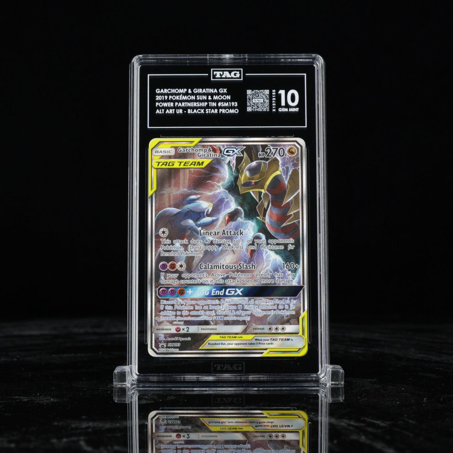 Pokemon Garchomp & Giratina GX Power Partnership Tin Full Art Promo SM193 TAG 10