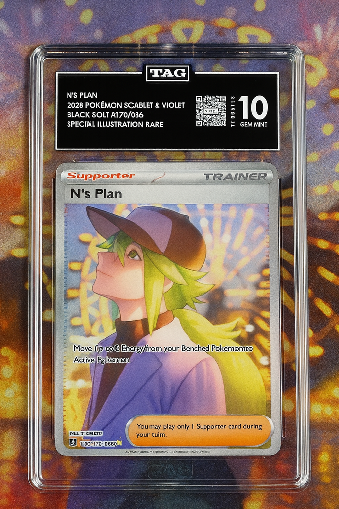 Pokemon TAG 10 N's Plan SIR 170/086 SV11B Black Bolt English