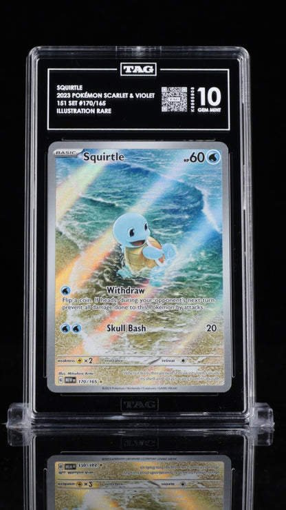TAG 10 2023 Pokemon EN-151 Squirtle #170 IR