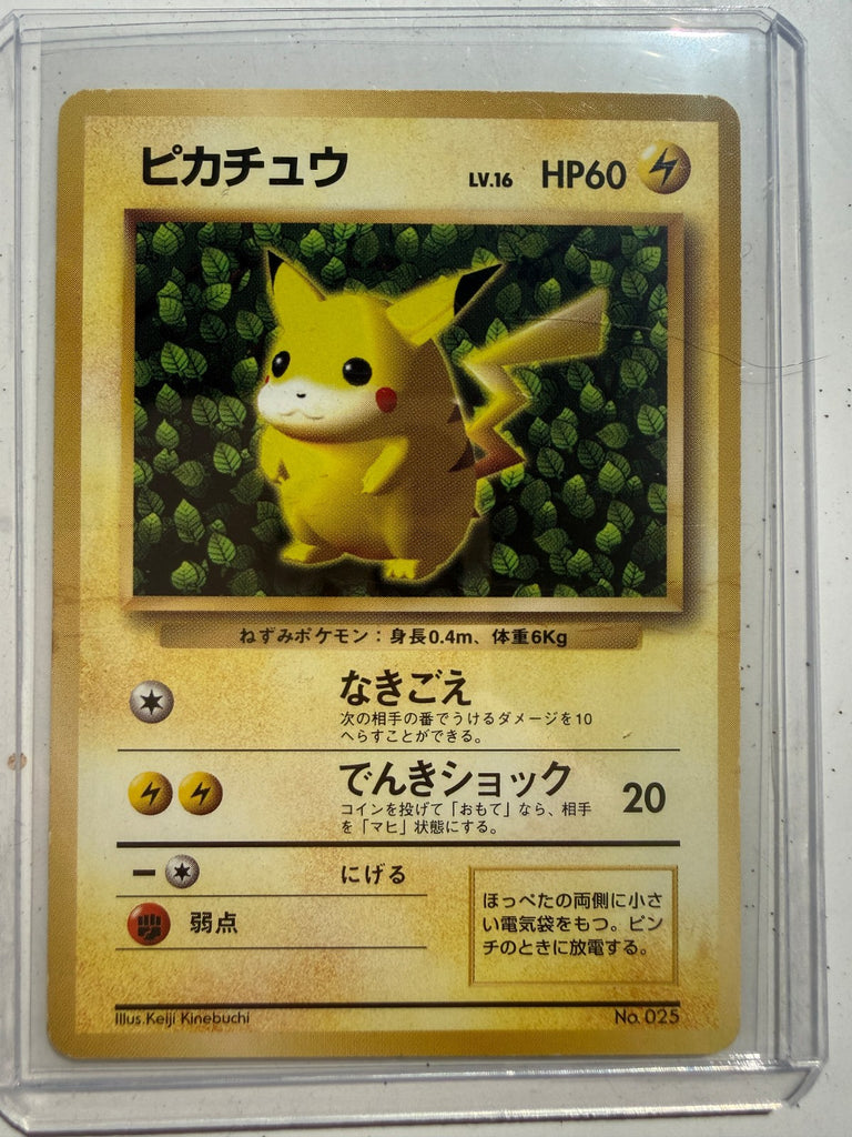 1996 Pokemon Ivy Pikachu No. 025 Non Glossy Keiji Kinebuchi CoroCoro Promo LP