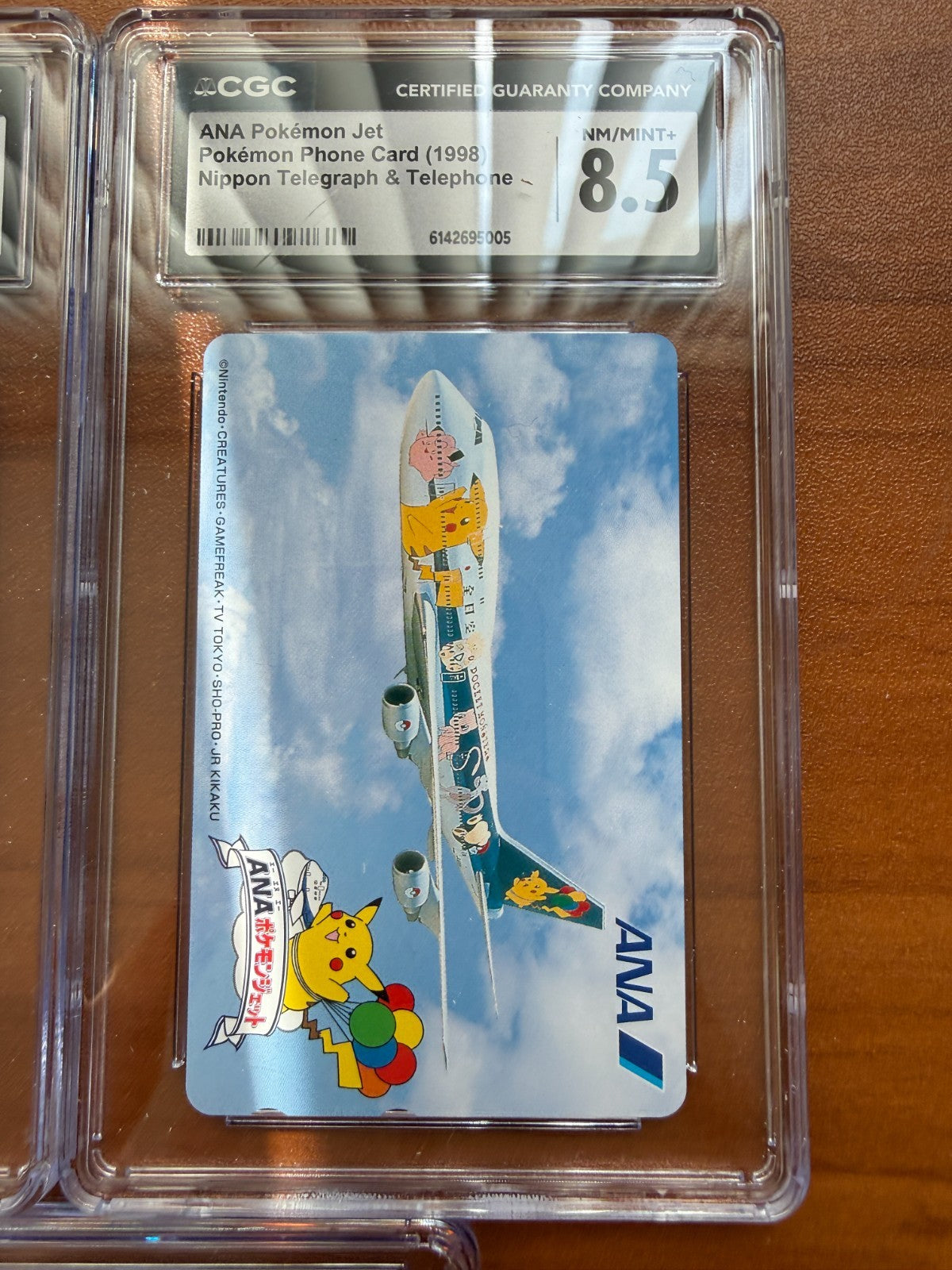 1998 2000 1999 Pokemon Japanese ANA Phone Card Pikachu Airlines Lot CGC 7 8 8.5