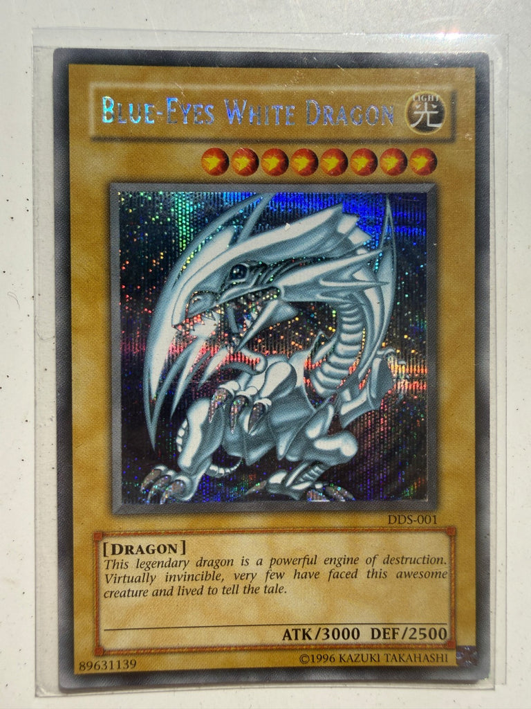 2002 Yu-Gi-Oh! Promo Blue-Eyes White Dragon DDS-001 LP