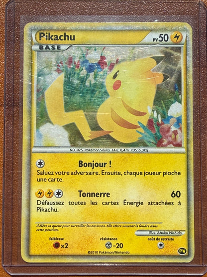 Pikachu (French) PW 7 Promo World Collection Promo Pokemon LP