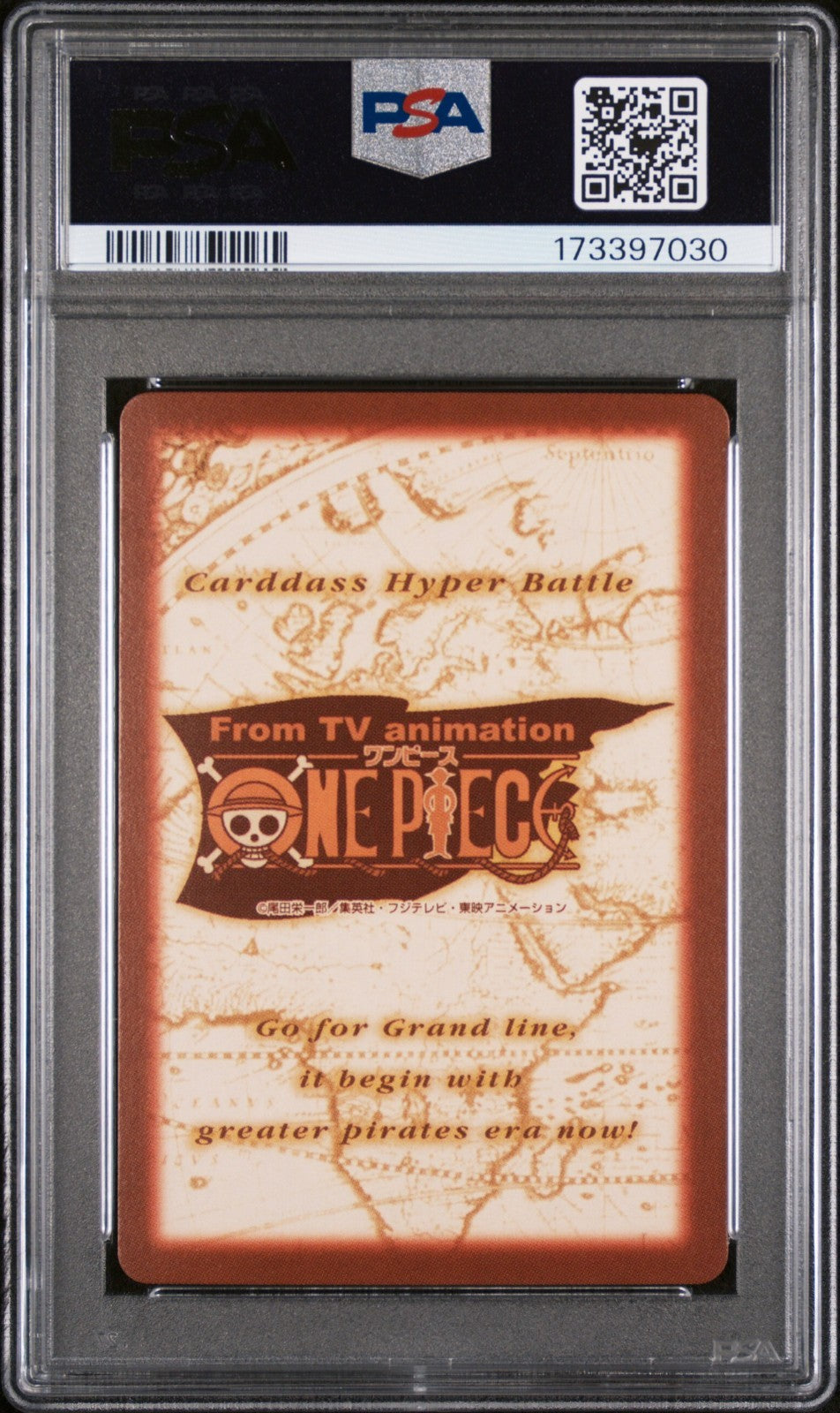 ONE PIECE Card Game Long Road Ahead Luffy Carddass Hyper Battle H10 PSA 9