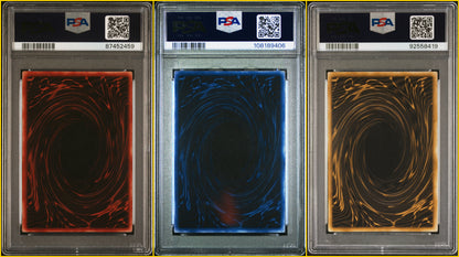 2000 YuGiOh Egyptian God Set G4-01 G4-02 G4-03 Slifer Obelisk Ra Promo PSA 9