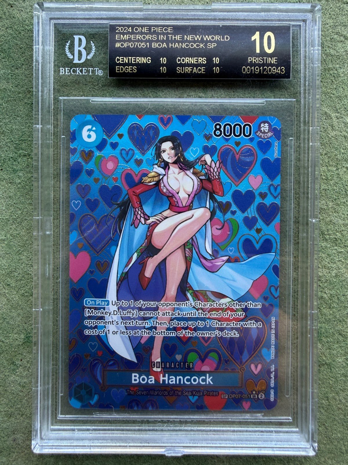 BGS 10 Black Label One Piece Boa Hancock SP Op07 - 051 Emperors New World English