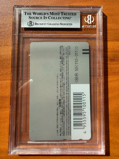 BGS 9 1997 Neon Genesis Evangelion Phone Card Carddass Master Mecha