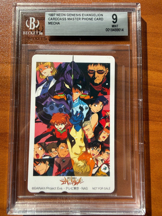 BGS 9 1997 Neon Genesis Evangelion Phone Card Carddass Master Mecha