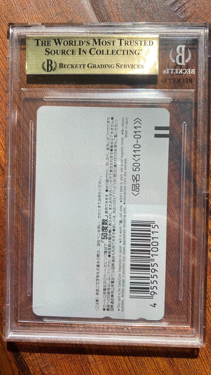 BGS 9.5 1996 Neon Genesis Evangelion Phone Card Rei Shinji Misato PSA