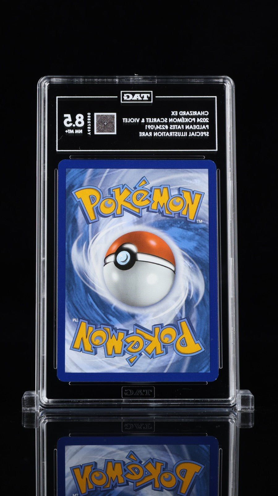 Charizard ex 234/091 TAG 8.5 SIR Paldean Fates Pokemon 234