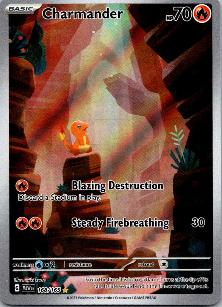 Charmander 168/165 Pokemon Mew 151 IR - TAG 9
