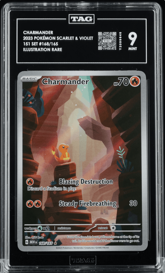 Charmander 168/165 Pokemon Mew 151 IR - TAG 9
