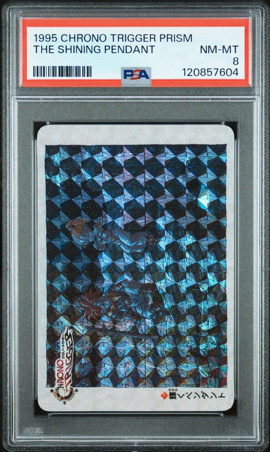 Chrono Trigger Prism Promo The Shining Pendant 1995 PSA 8