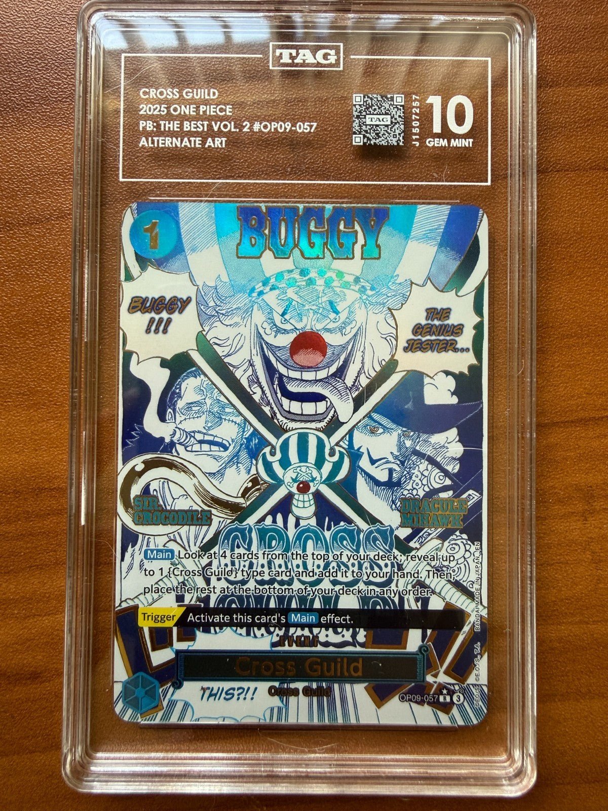 Cross Guild Alternate Art OP09-057 Premium Booster The Best Vol. 2 TAG 10