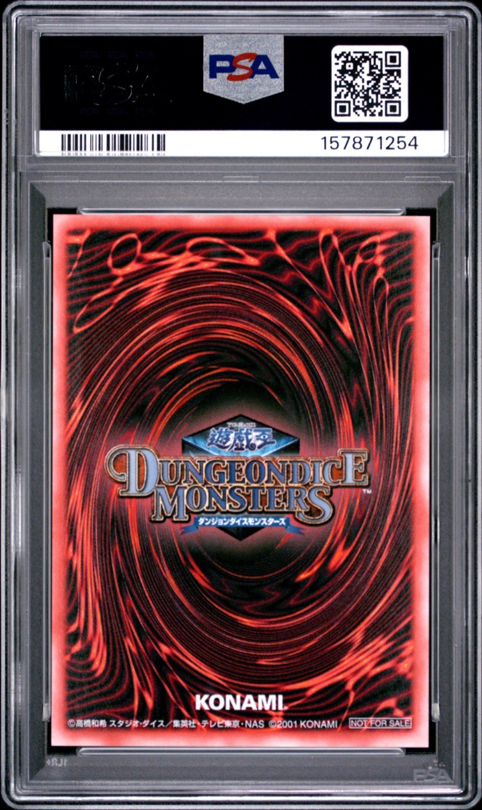 Dark Magician Girl DDM Blue Secret Rare Japanese 2001 Promo Japanese PSA 8