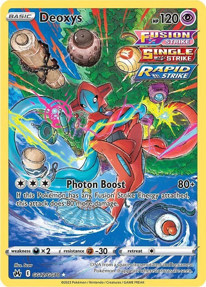 Deoxys GG12/GG70 Crown Zenith: Galarian Gallery Holo PSA 9
