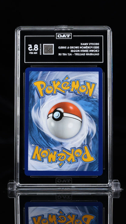 Deoxys VMAX GG45/GG70 Crown Zenith: Galarian Gallery Pokemon Holo TAG 8.5