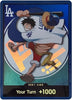 DON!! LA Dodgers 2026 Promo One Piece Night Foil Mint NM- Monkey D Luffy