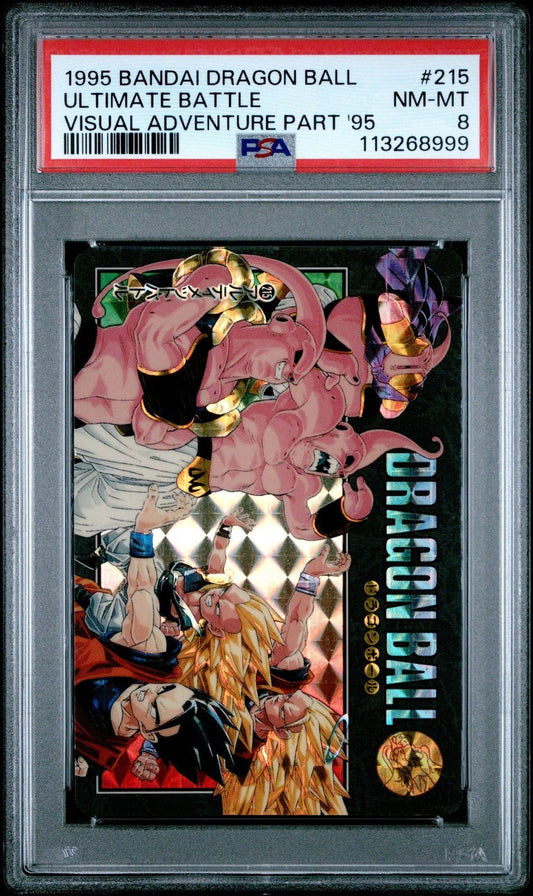 Dragon Ball Japanese Visual Adventure 95 215 Prism Ultimate 1995 PSA 8