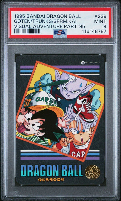 Dragon Ball Japanese Visual Adventure 95 239 Son Goten Trunks PSA 9