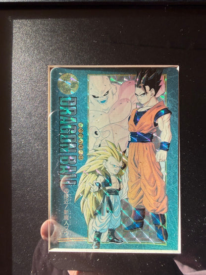 Dragon ball Z Visual Adventure Prism Son Goku Vegata Gotenks Buu Set Frame LP