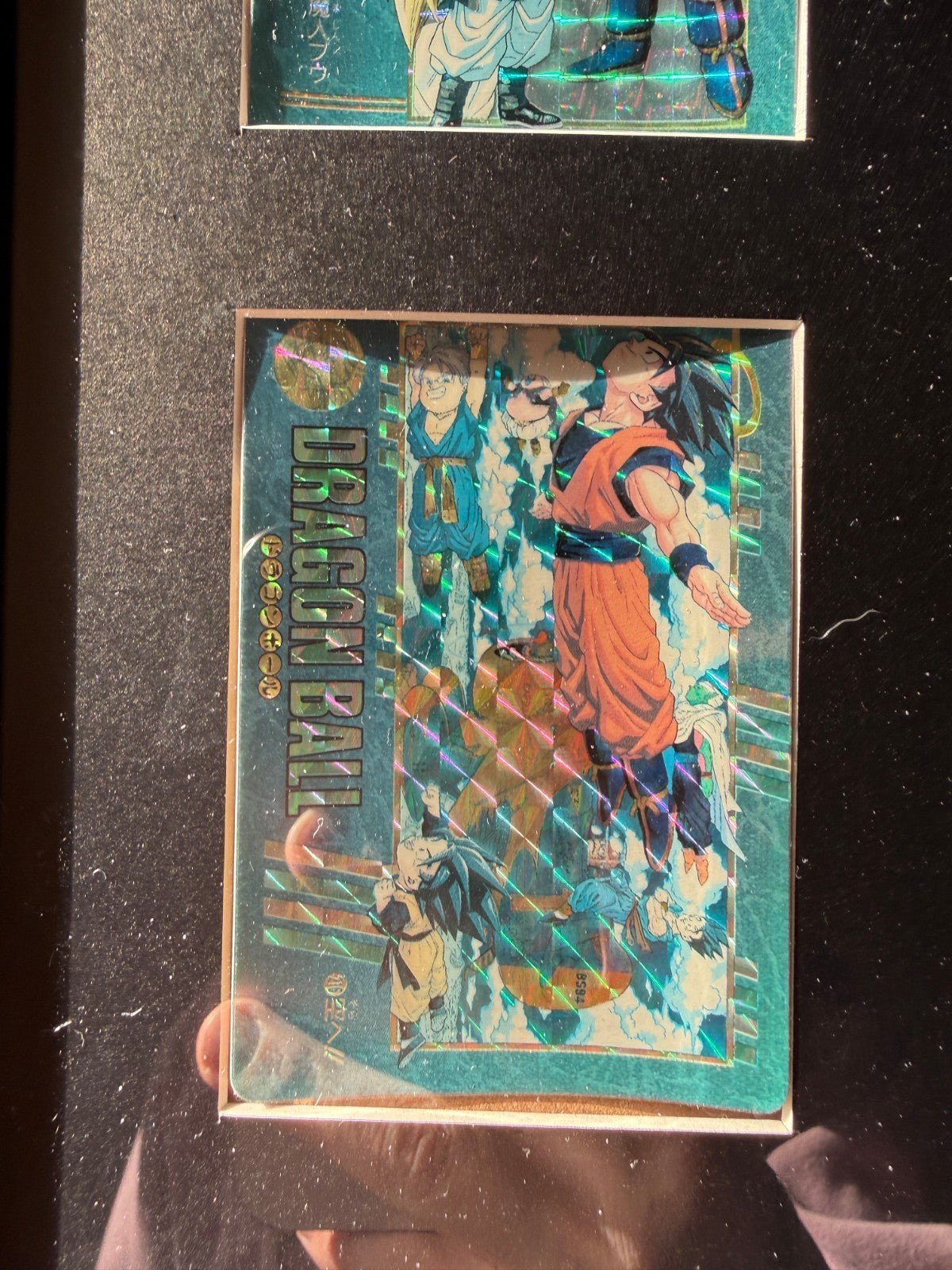 Dragon ball Z Visual Adventure Prism Son Goku Vegata Gotenks Buu Set Frame LP