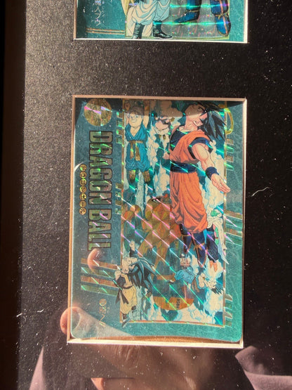 Dragon ball Z Visual Adventure Prism Son Goku Vegata Gotenks Buu Set Frame LP