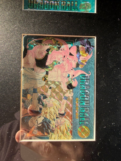 Dragon ball Z Visual Adventure Prism Son Goku Vegata Gotenks Buu Set Frame LP