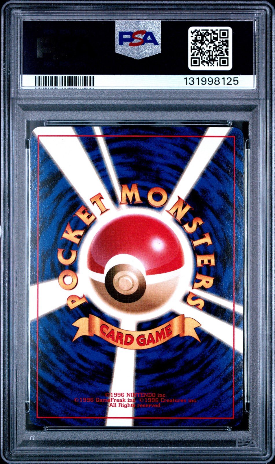 Dragonite Pokemon 1998 Holo GB Game Boy Promo Japanese 149 PSA 9