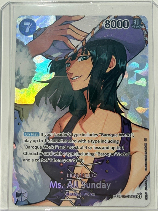 English Ms. All Sunday SP OP14-084 One Piece OP-16 Time of Battle Bandai NM