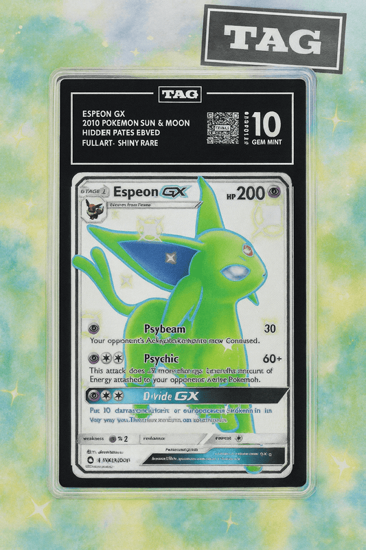 Espeon GX SV60/SV94 Hidden Fates Shiny Vault Holo TAG 10