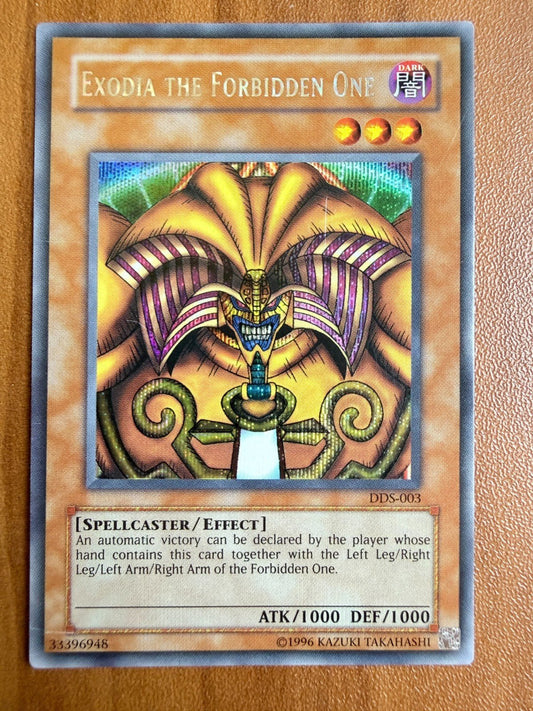 Exodia the Forbidden One (Dark Duel Stories) DDS - 003 Secret Rare Promo Yugioh LP